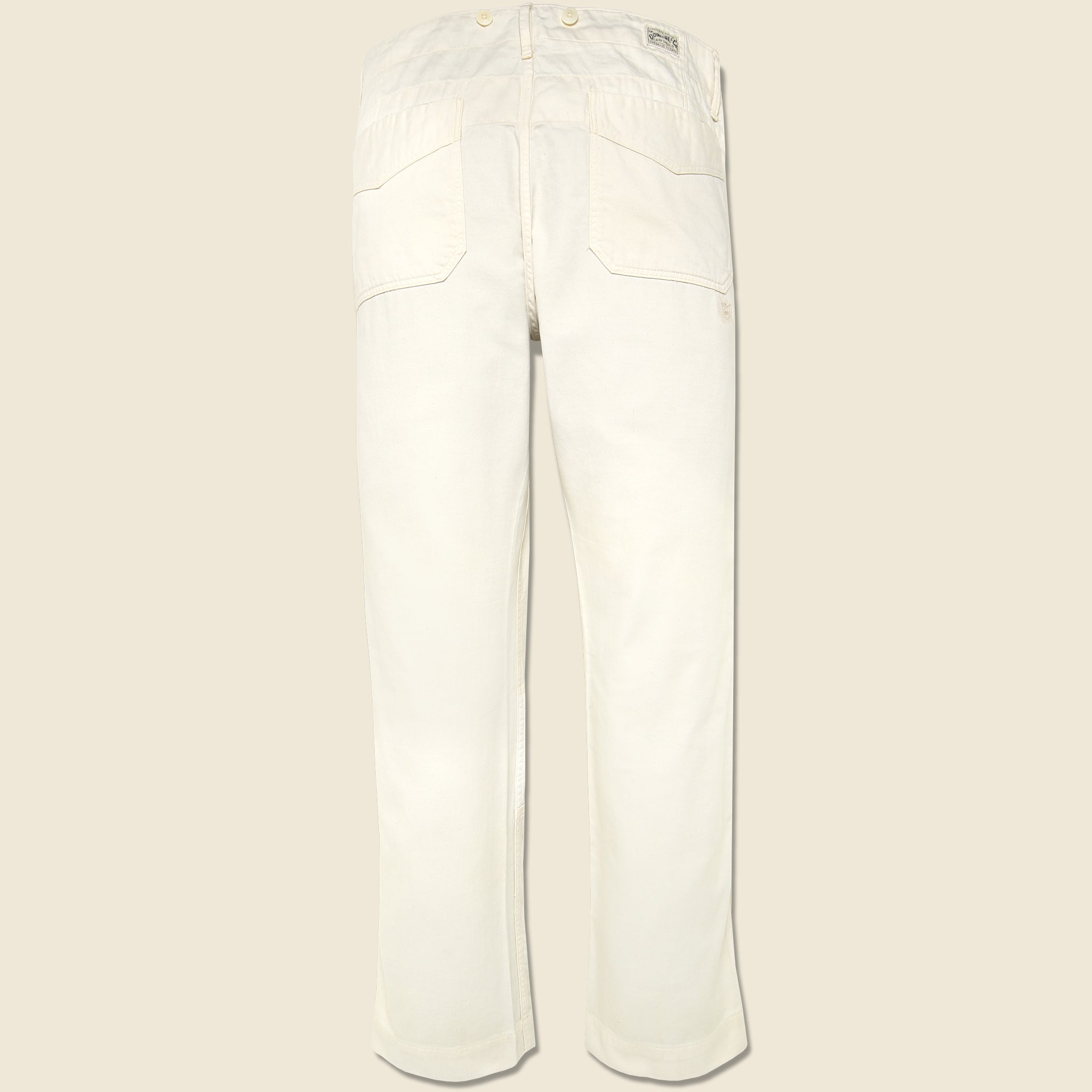 
                          Mathieu Work Pant - Repaired Off White - RRL - STAG Provisions - Pants - Twill
                        