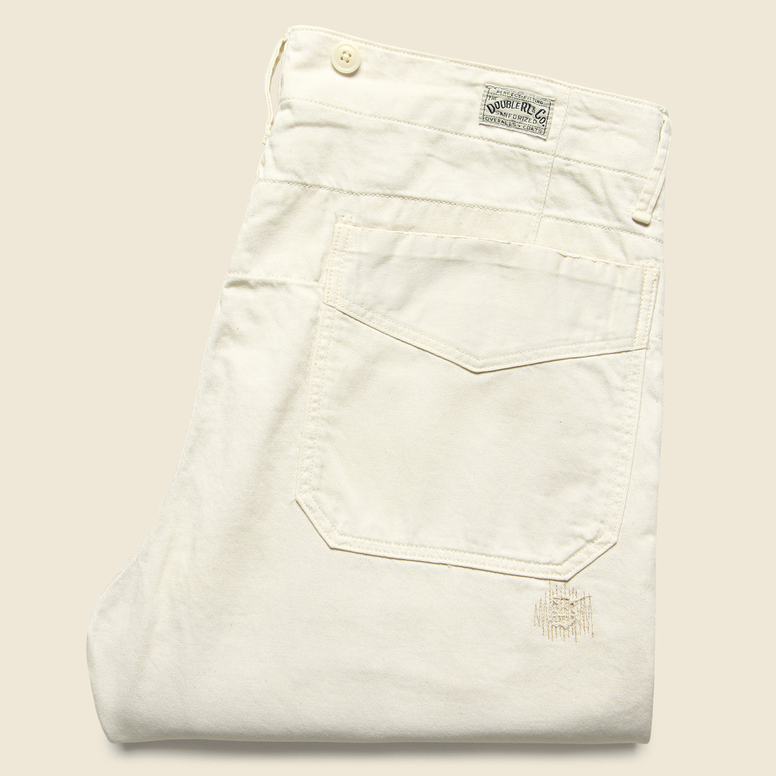 Mathieu Work Pant - Repaired Off White - RRL - STAG Provisions - Pants - Twill