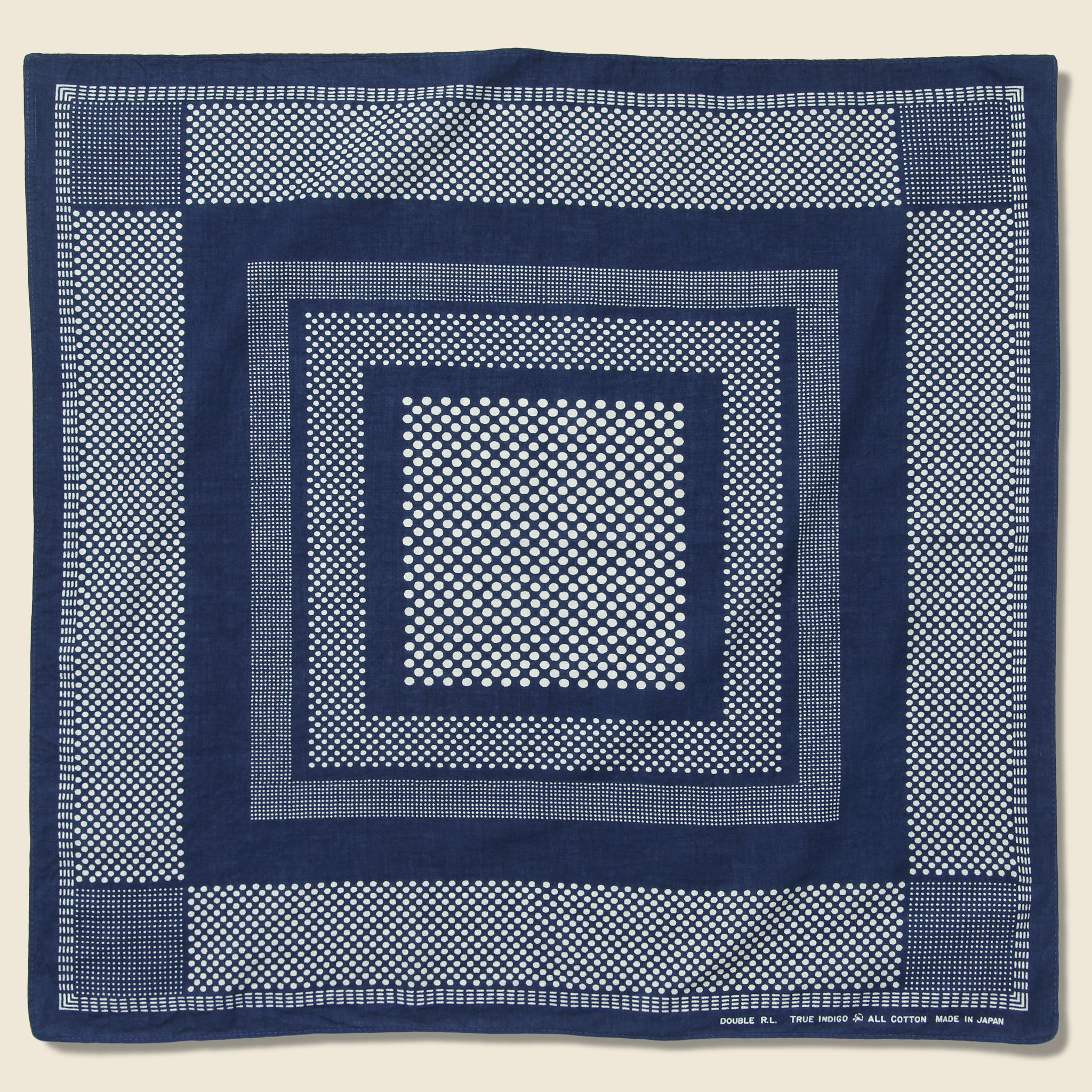 Norton Bandana - Indigo - RRL - STAG Provisions - Accessories - Bandanas
