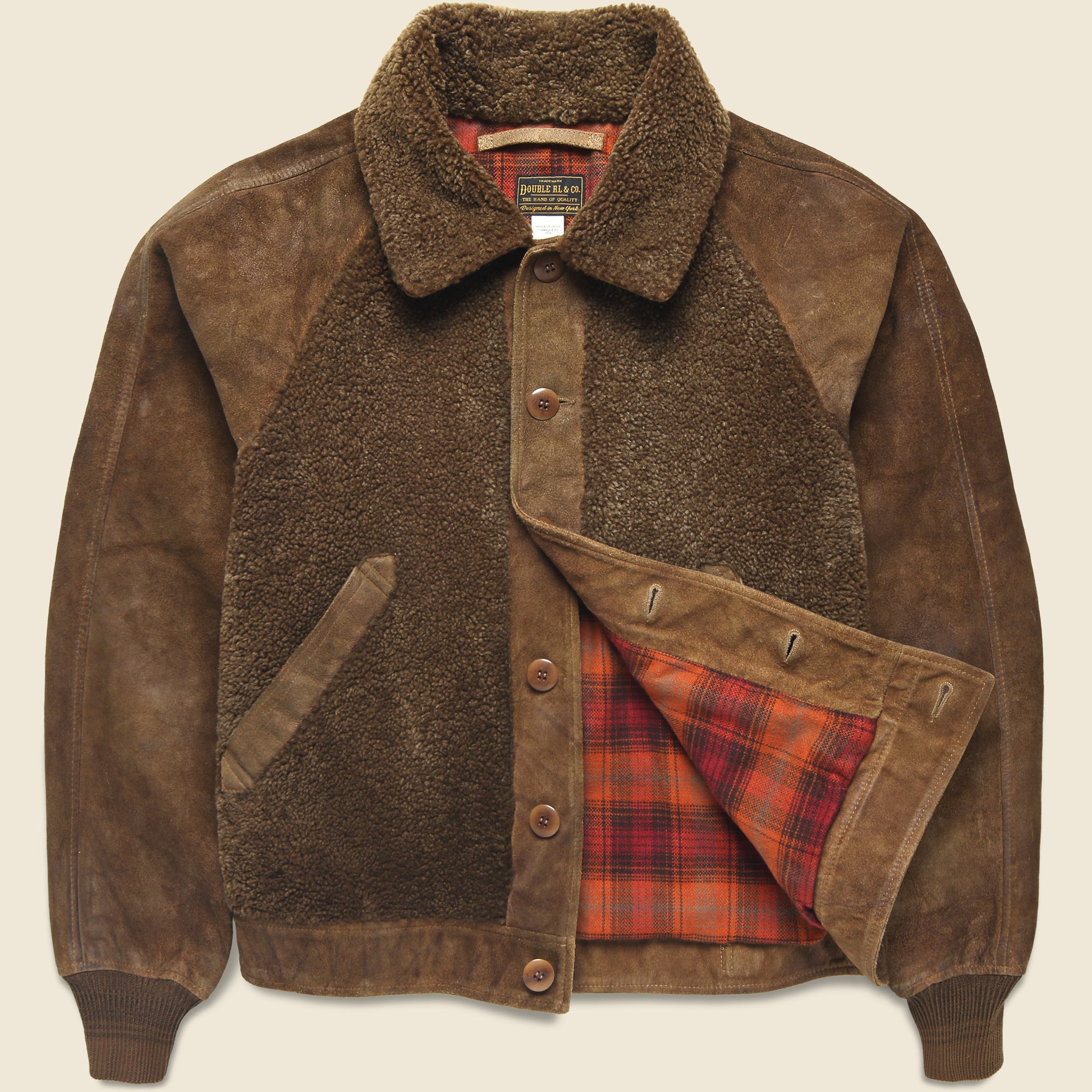 
                          Scout Grizzly Jacket - Brown - RRL - STAG Provisions - Outerwear - Coat / Jacket
                        