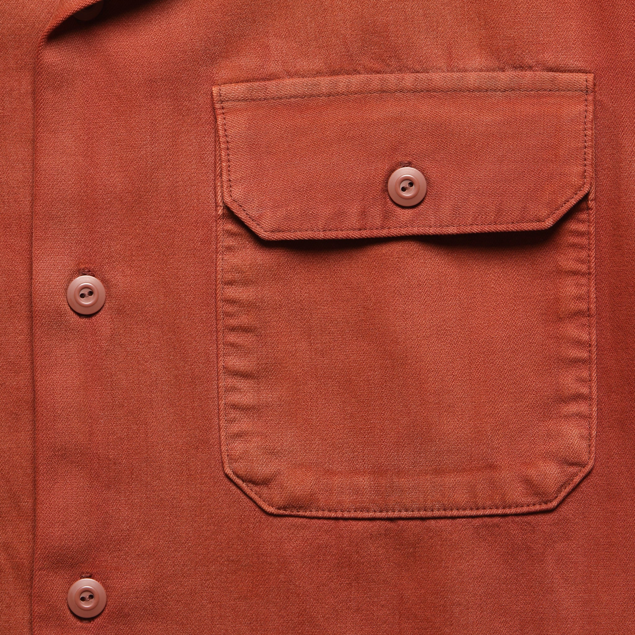 
                          Holmes Camp Shirt - Brick - RRL - STAG Provisions - Tops - L/S Woven - Solid
                        