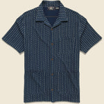 Jervis Camp Shirt - Indigo - RRL - STAG Provisions - Tops - S/S Woven - Other Pattern