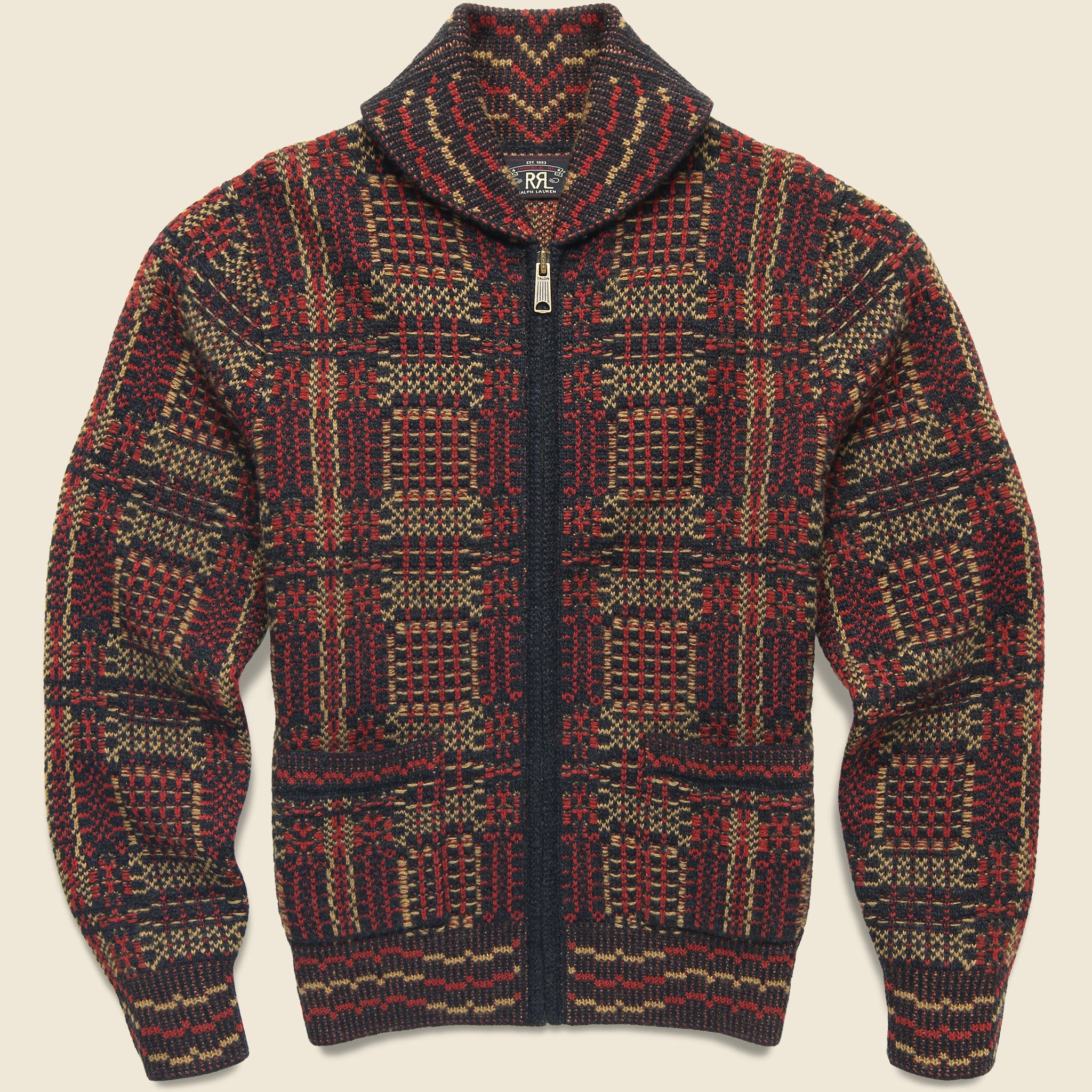 Blanket Jacquard Cardigan - Multi