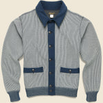 Collared Cardigan - Navy - RRL - STAG Provisions - Tops - Sweater