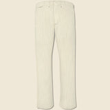 Officer Chino - Cream Multi Stripe - RRL - STAG Provisions - Pants - Twill