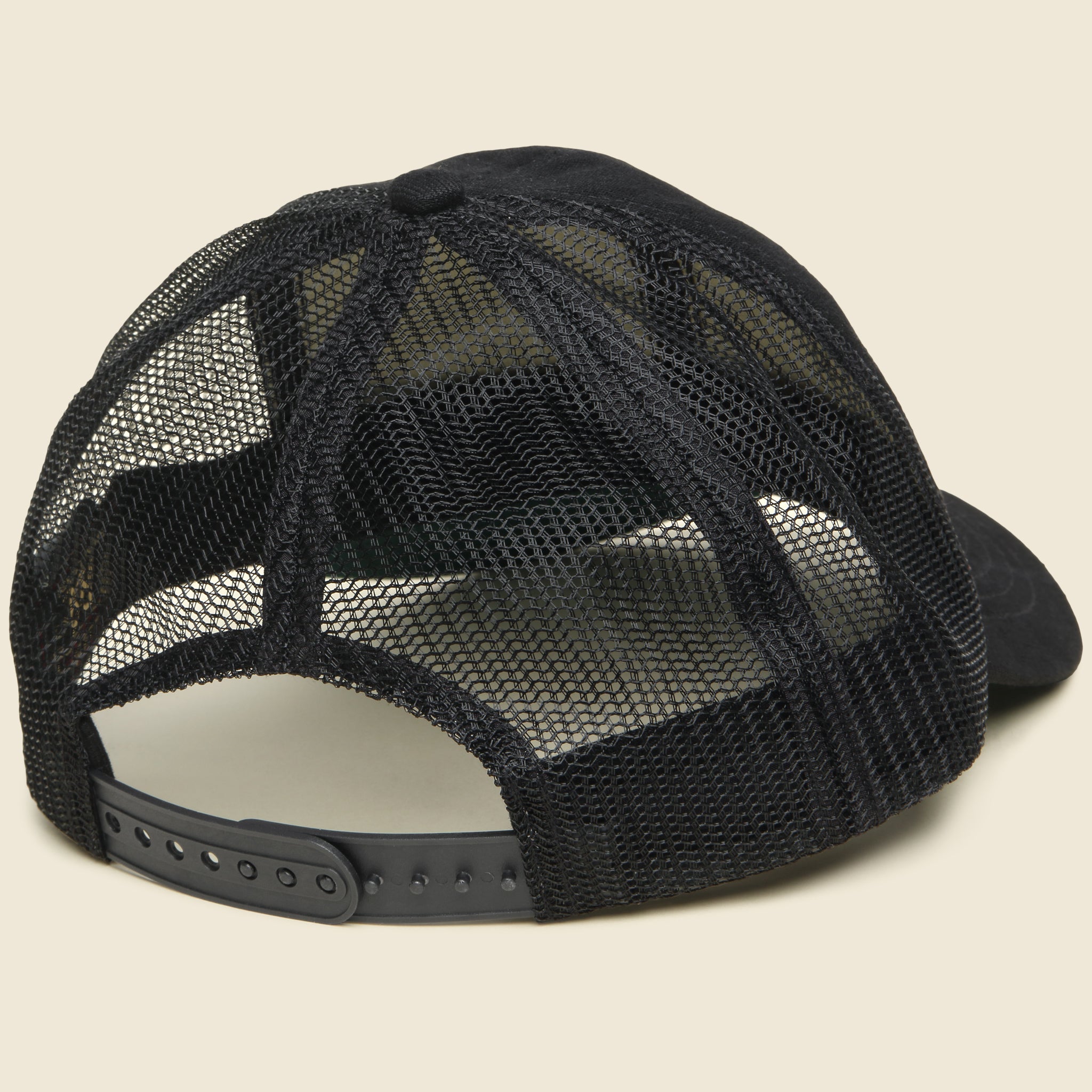 Denim Logo Trucker Hat - Black - RRL - STAG Provisions - Accessories - Hats