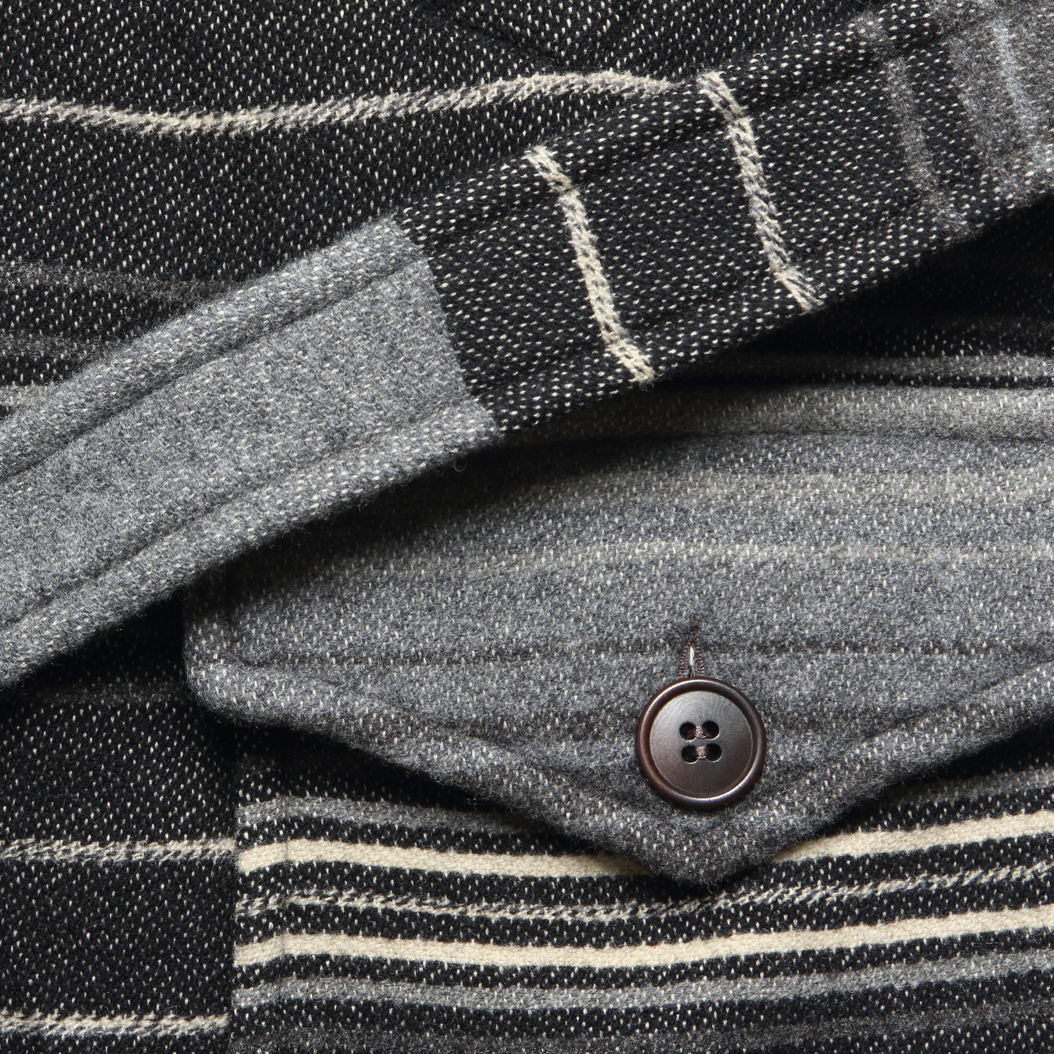 
                          Virgil Jacquard Coat - Black Stripe
                        