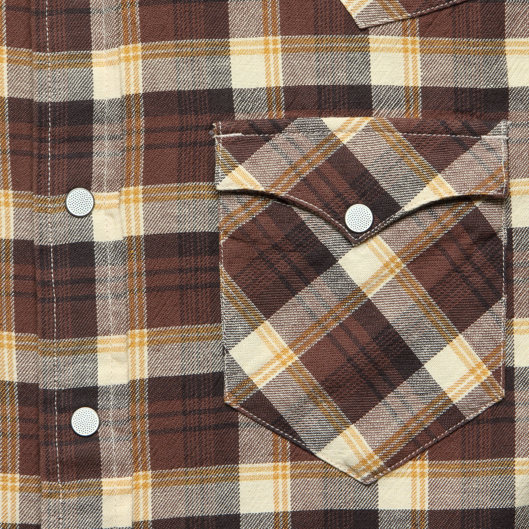 
                          Buffalo Workshirt - Brown - RRL - STAG Provisions - Tops - L/S Woven - Plaid
                        