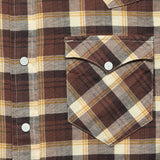 Buffalo Workshirt - Brown - RRL - STAG Provisions - Tops - L/S Woven - Plaid