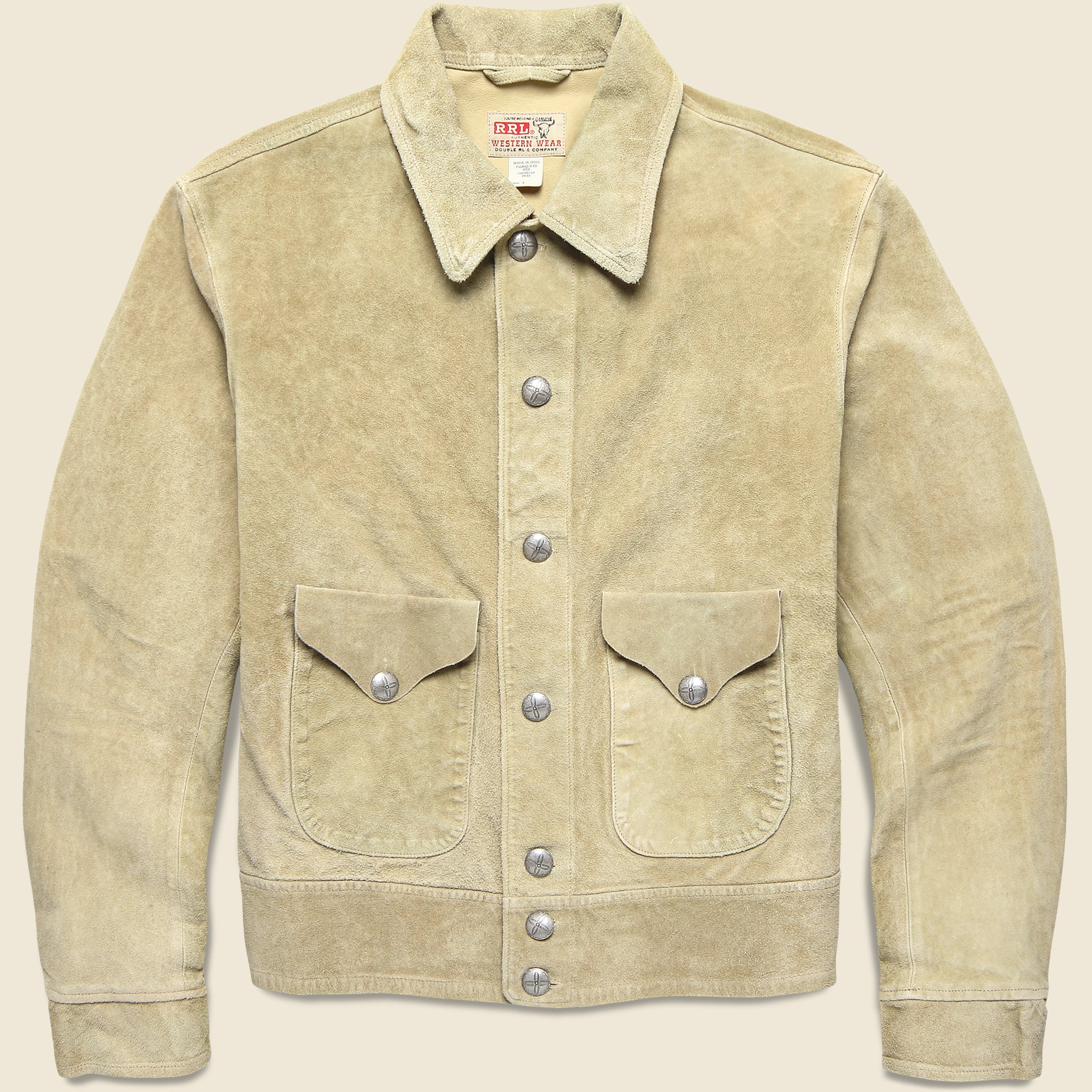 Schwab Suede Jacket - Ivory