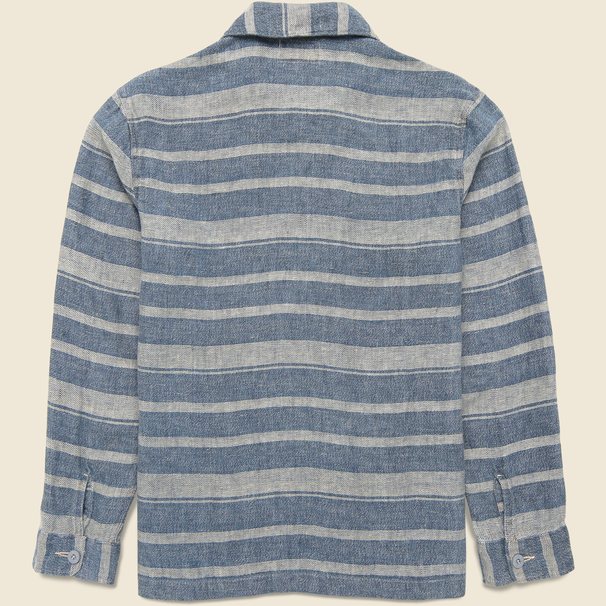 
                          Cooper Workshirt - Indigo - RRL - STAG Provisions - Tops - L/S Woven - Overshirt
                        