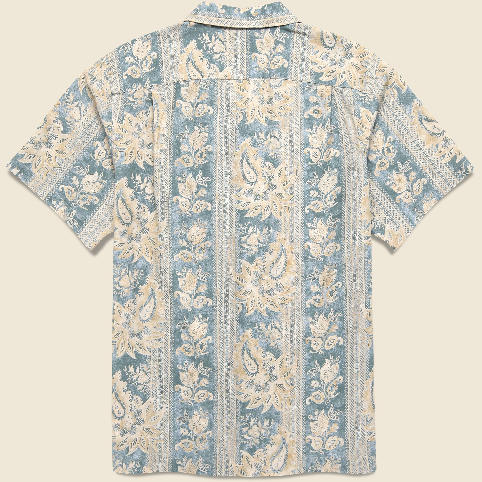 
                          Floral Camp Shirt - Indigo - RRL - STAG Provisions - Tops - S/S Woven - Other Pattern
                        