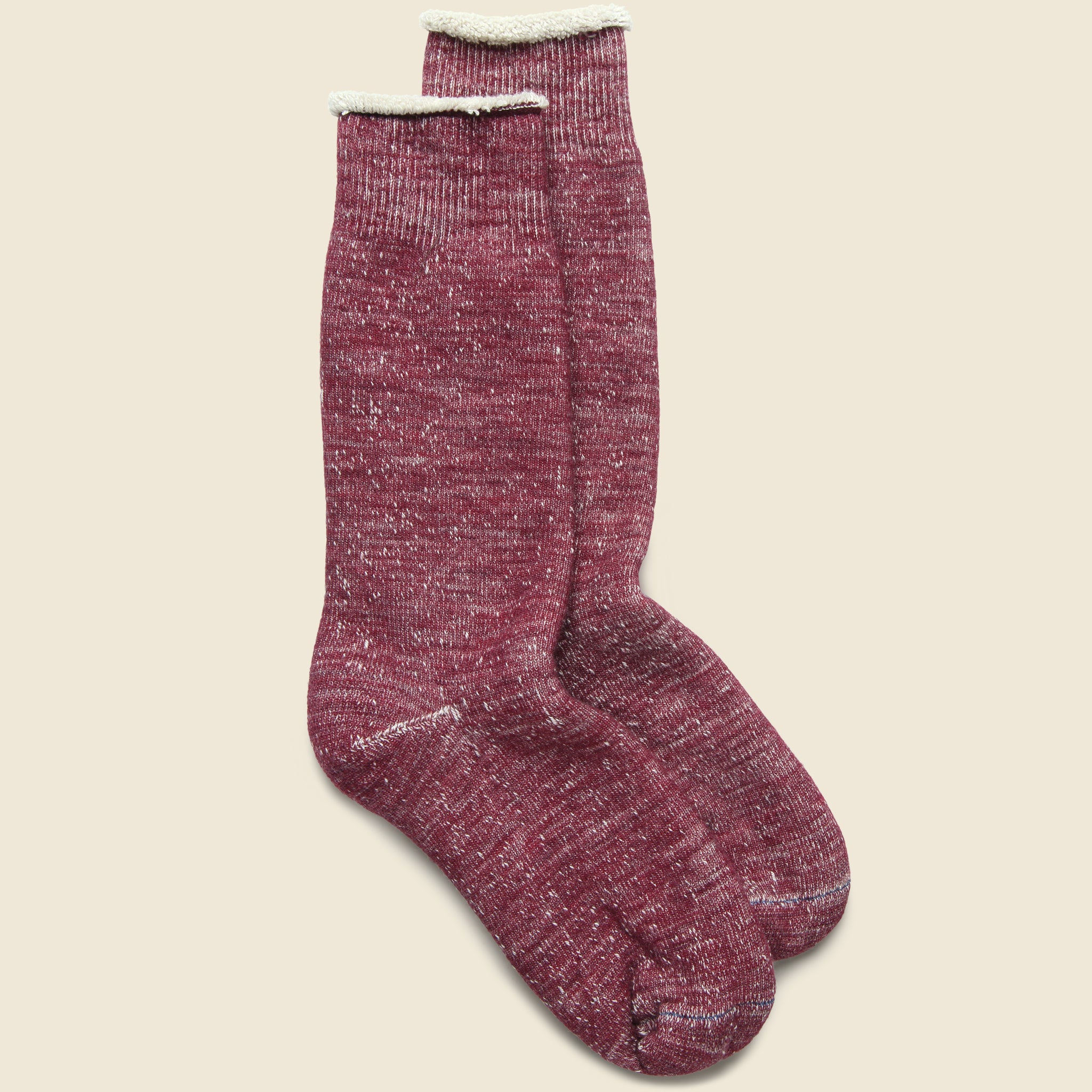 Merino Wool Double Face Crew Sock - Grape - RoToTo - STAG Provisions - Accessories - Socks