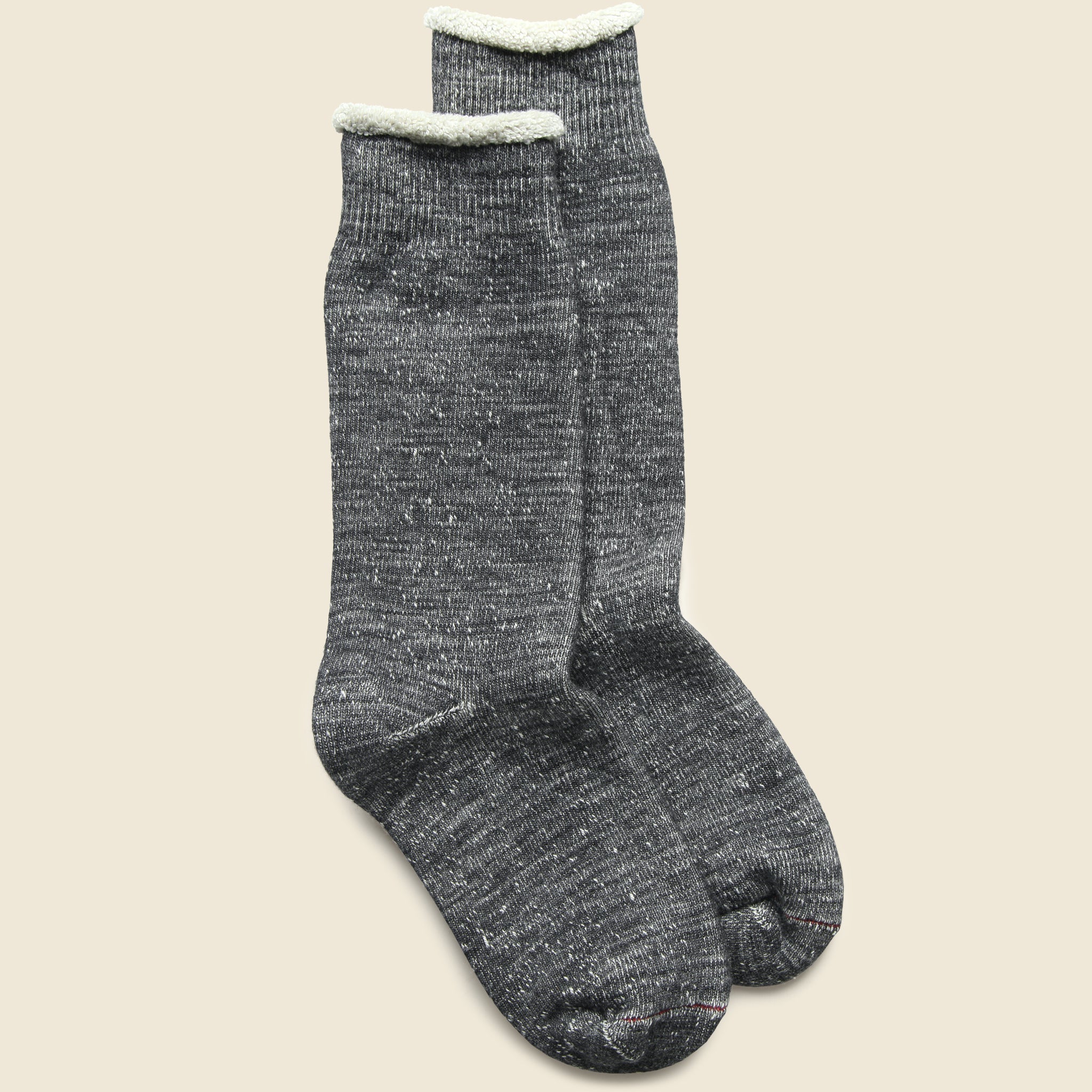 Merino Wool Double Face Crew Sock - Charcoal - RoToTo - STAG Provisions - Accessories - Socks