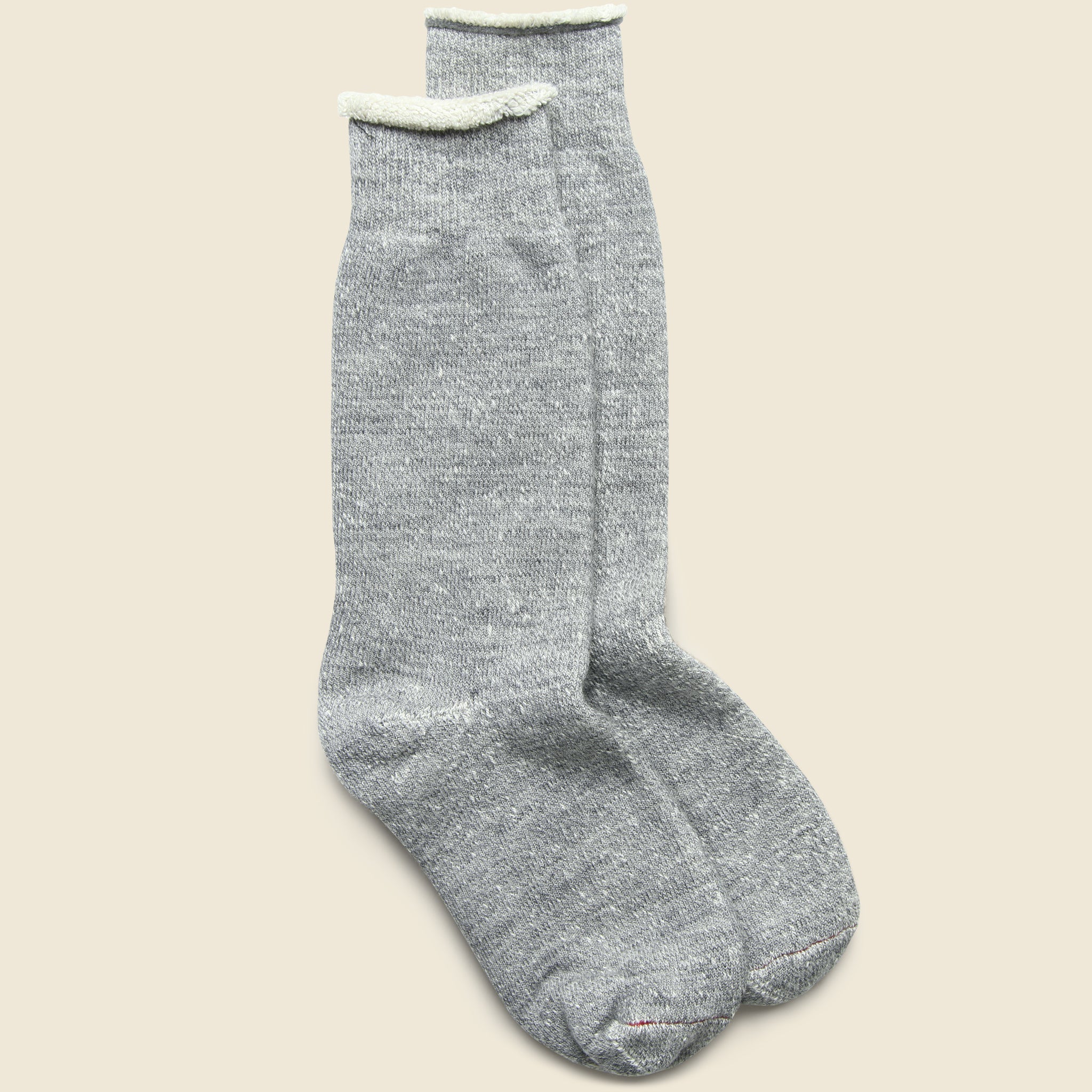 Merino Wool Double Face Crew Sock - Medium Gray - RoToTo - STAG Provisions - Accessories - Socks