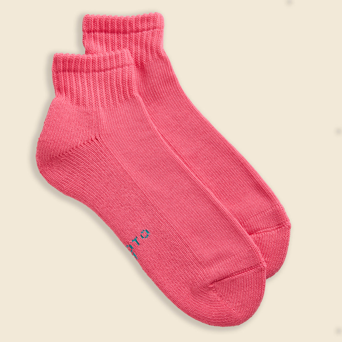 RoToTo Everyday Pile Ankle Socks - Pink