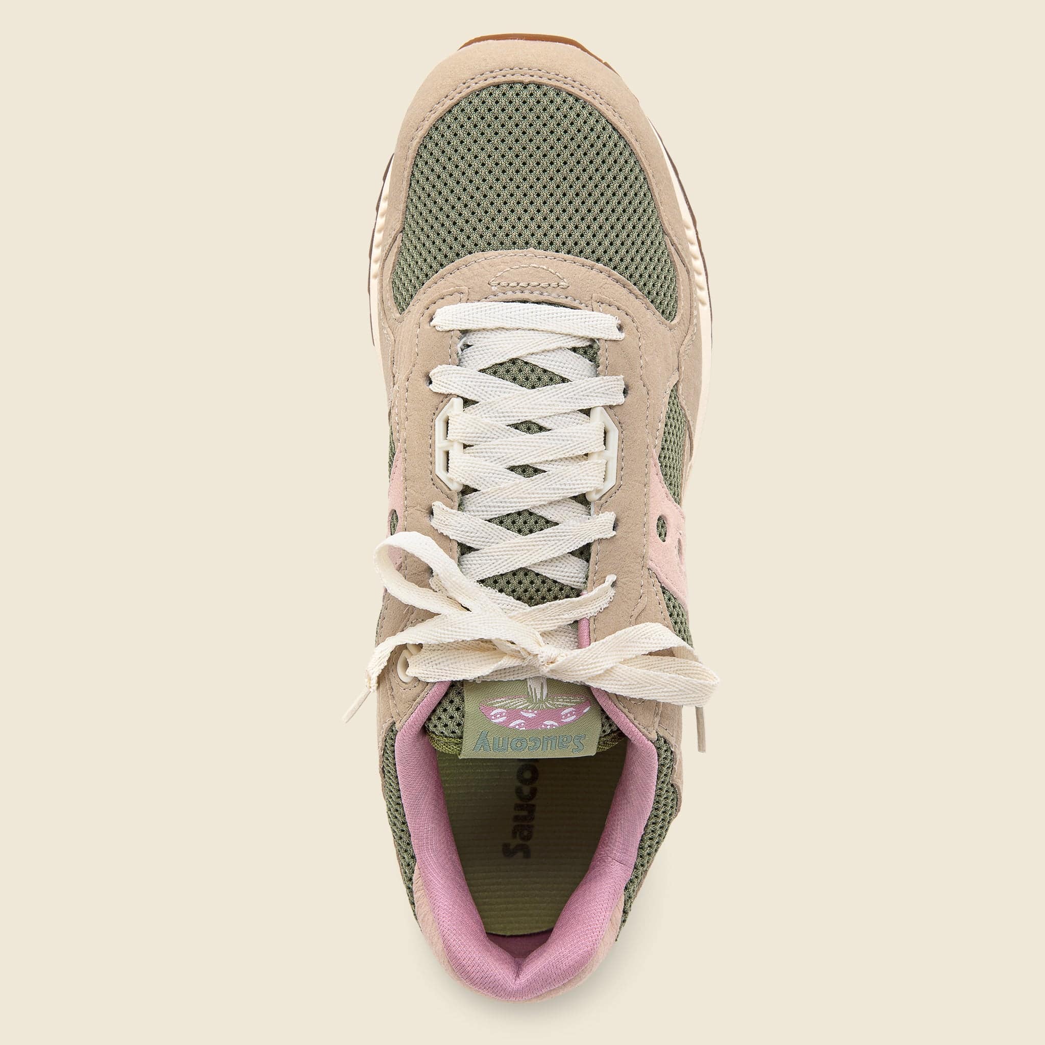 
                          Shadow 5000 Mushroom Sneaker - Tan/Green/Pink - Saucony - STAG Provisions - Shoes - Athletic
                        