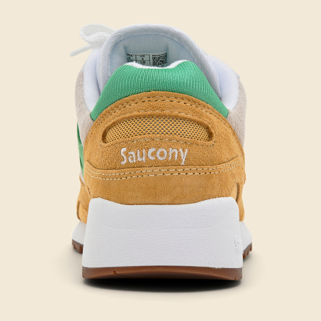 Shadow 6000 Sneaker - White/Mint/Yellow - Saucony - STAG Provisions - Shoes - Athletic