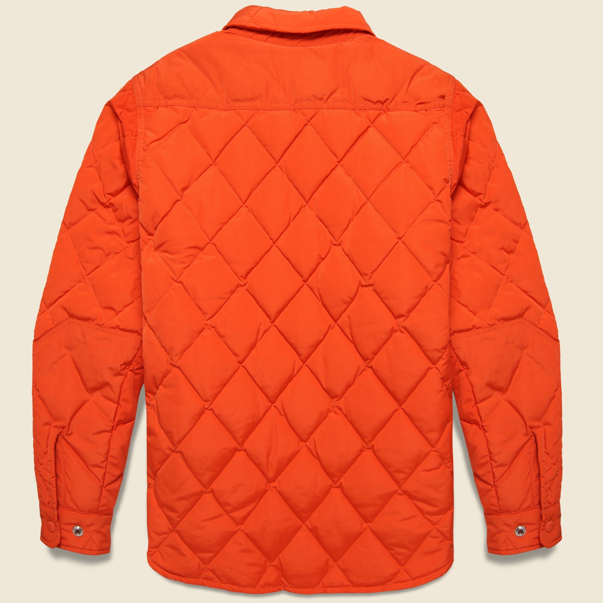 
                          Down-Filled Quilted Shirt Jacket - Orange - Schott - STAG Provisions - Outerwear - Shirt Jacket
                        