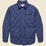 Down-Filled Quilted Shirt Jacket - Navy - Schott - STAG Provisions - Outerwear - Shirt Jacket