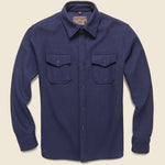 CPO Wool Shirt - Blue - Schott - STAG Provisions - Tops - L/S Woven - Overshirt