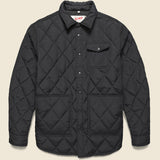 Down-Filled Quilted Shirt Jacket - Black - Schott - STAG Provisions - Outerwear - Shirt Jacket