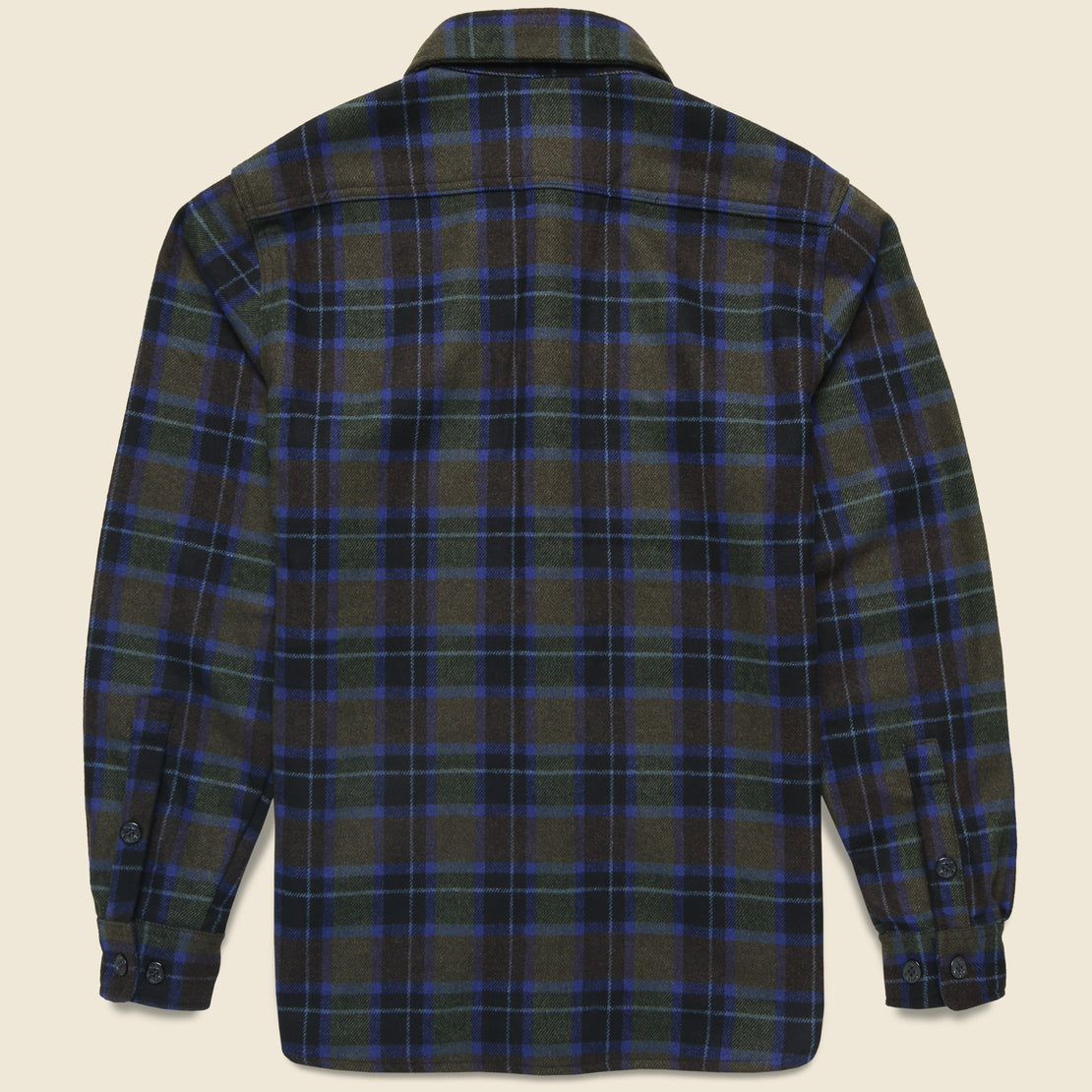 CPO Wool Shirt - Spruce Plaid - Schott - STAG Provisions - Tops - L/S Woven - Overshirt