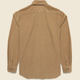 Pinwale Corduroy Shirt - Khaki - Schott - STAG Provisions - Tops - L/S Woven - Corduroy