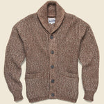 Shawl Collar Cardigan - Brown - Schott - STAG Provisions - Tops - Sweater