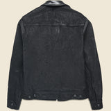 Texas Steerhide Roughout Suede Mechanic Jacket - Black - Schott - STAG Provisions - Outerwear - Coat / Jacket