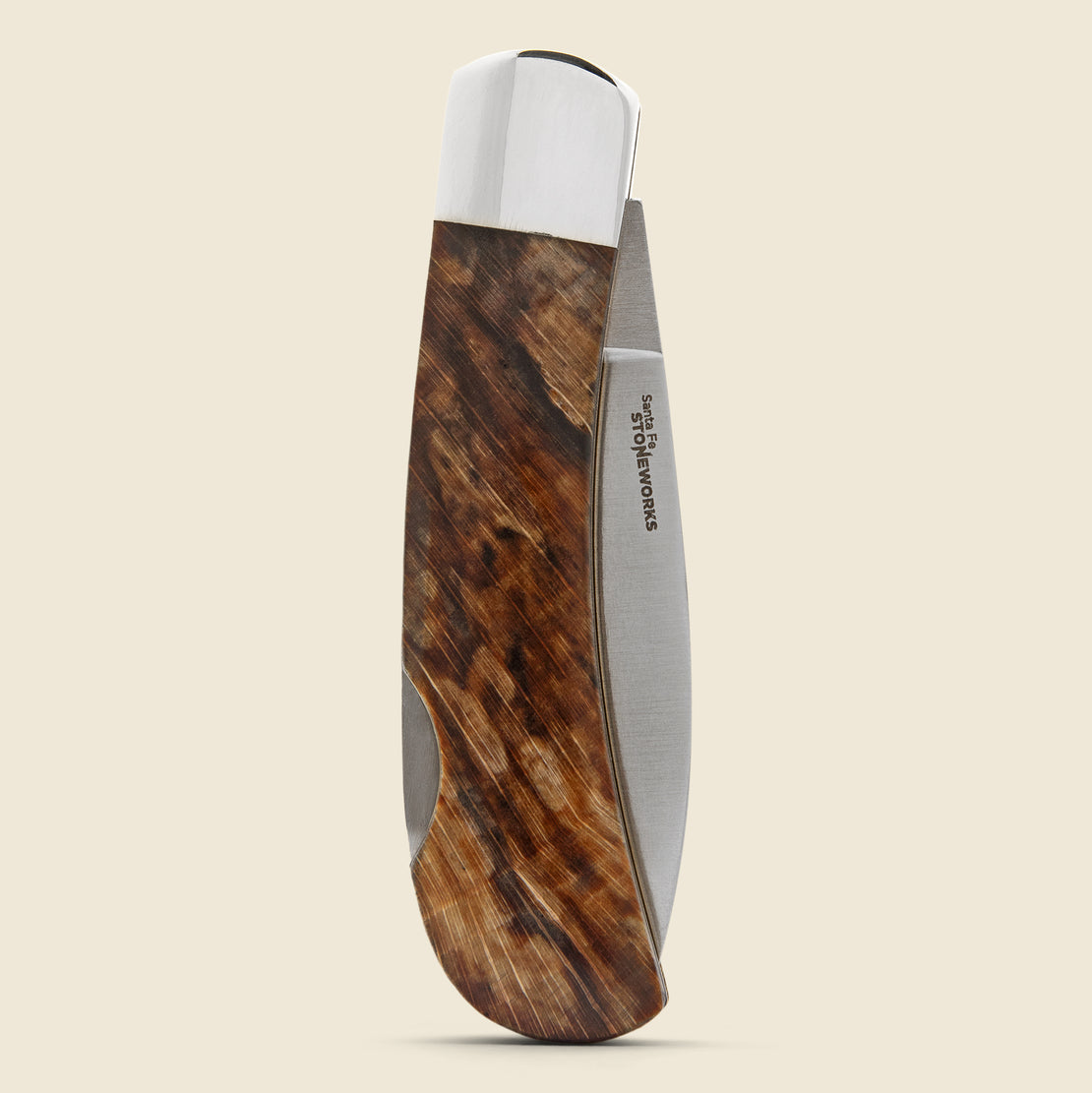 3-Inch Lockback Knife - Spalted Beech/Turquoise - Home - STAG Provisions - Home - Bar & Entertaining - Barware