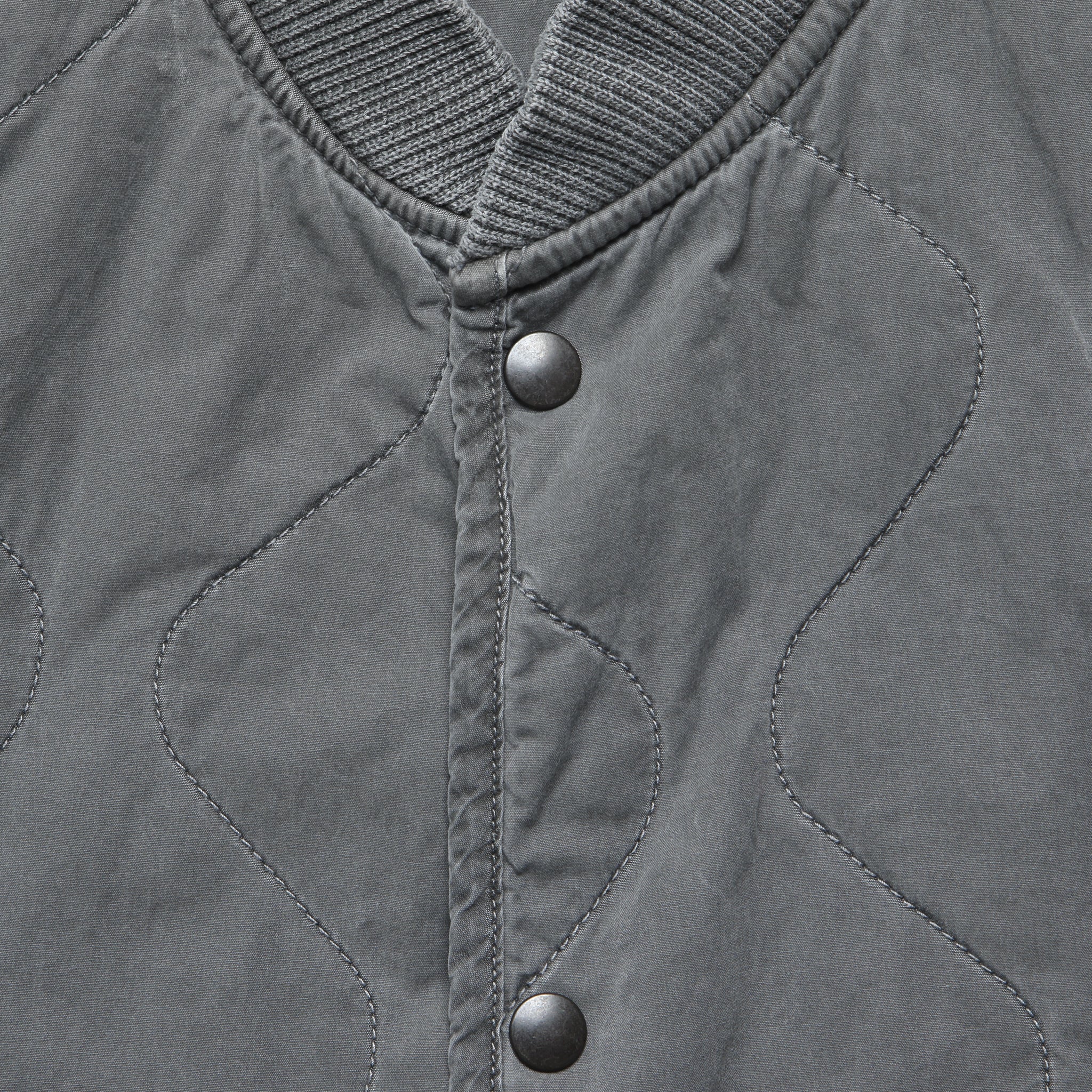 
                          Quilted Bomber Jacket - Black
                        