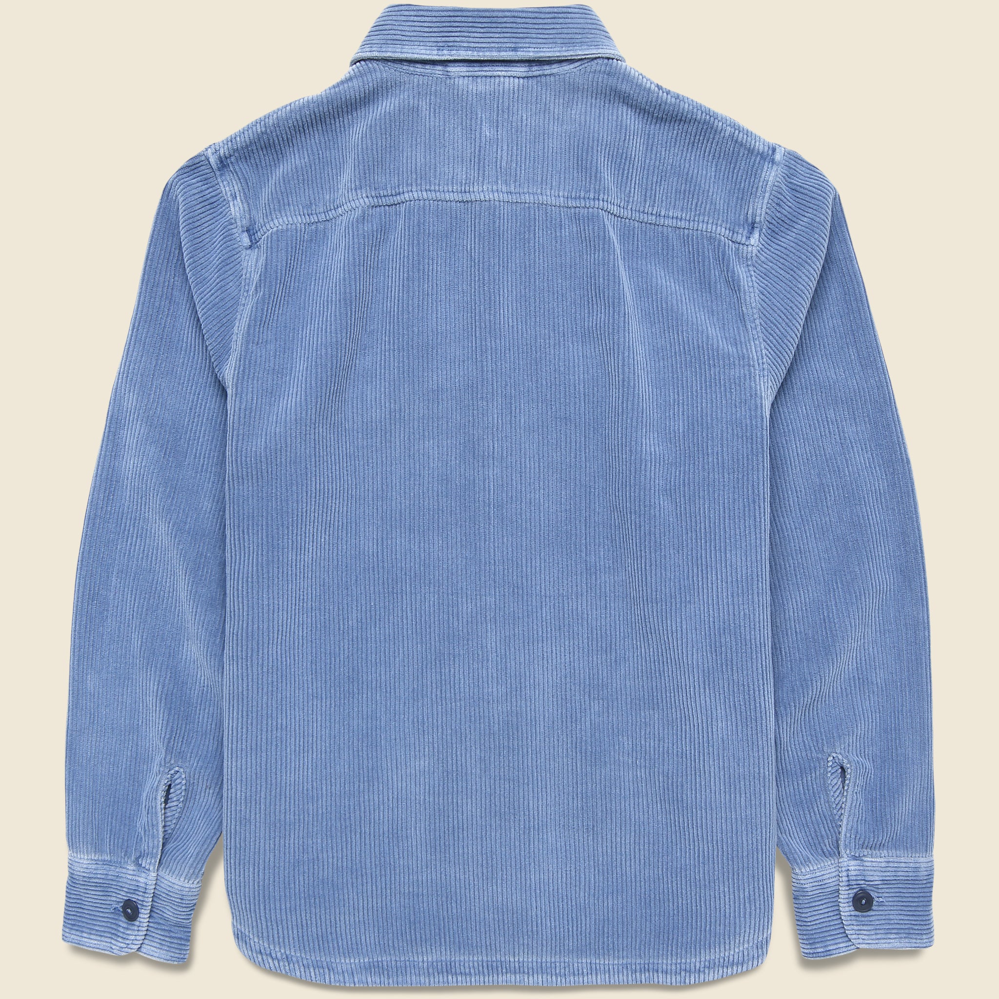 
                          Wide Wale Shirt Jacket - Union Blue
                        