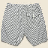 Hemp Stripe Easy Short - Natural/Blue - Save Khaki - STAG Provisions - Shorts - Lounge