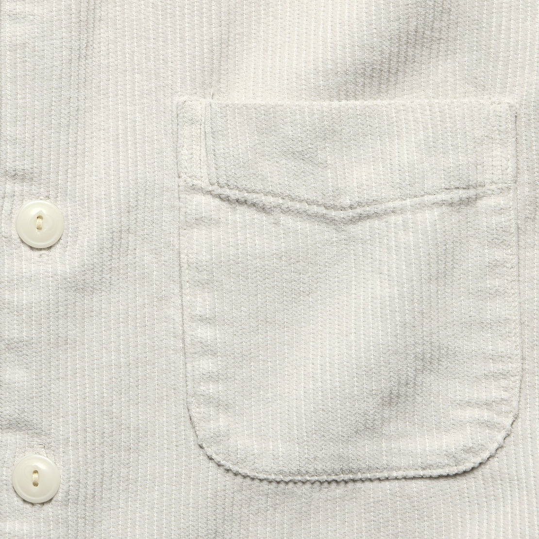 Corduroy Work Shirt - Ash - Save Khaki - STAG Provisions - Tops - S/S Woven - Solid