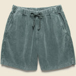 6" Corduroy Easy Short - Petrol - Save Khaki - STAG Provisions - Shorts - Lounge