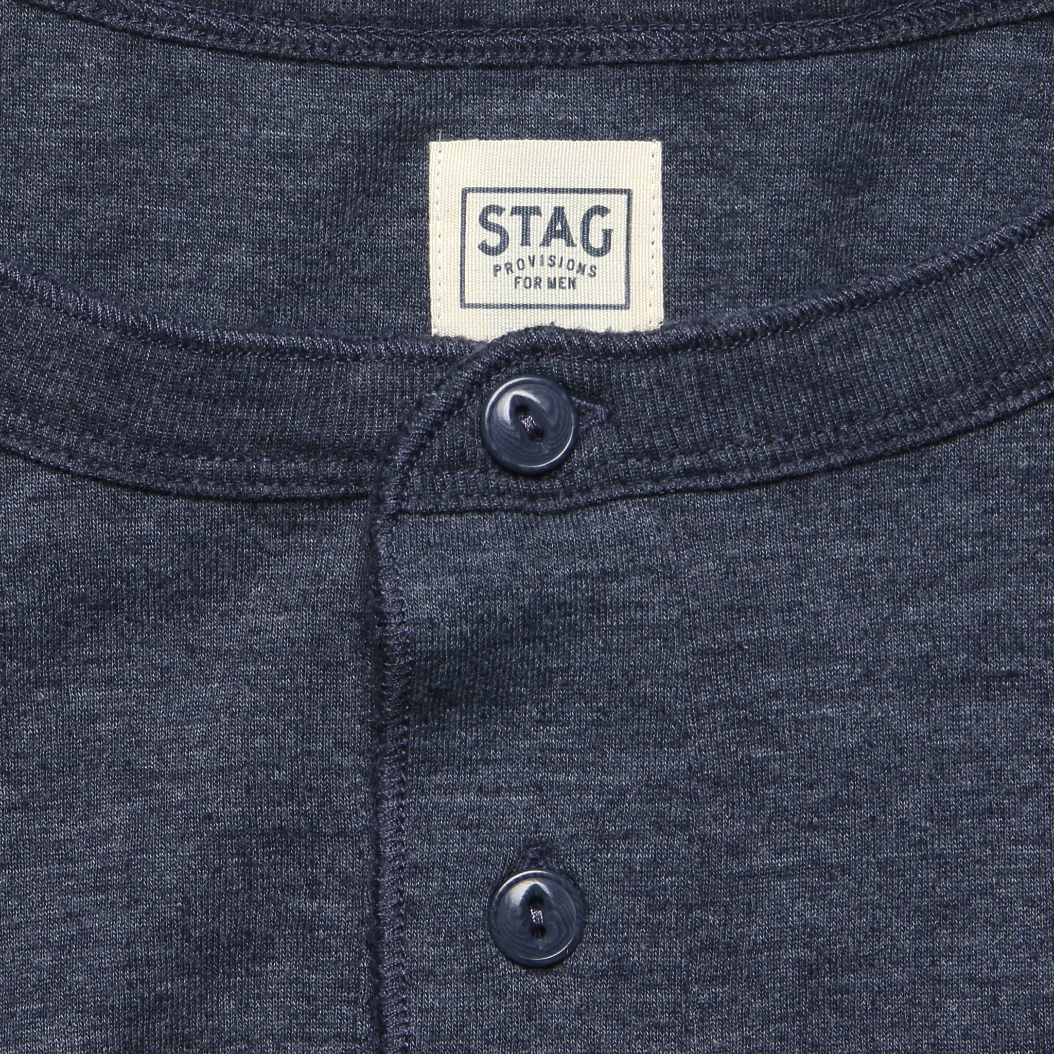 
                          The Regulation Henley - Navy Heather
                        