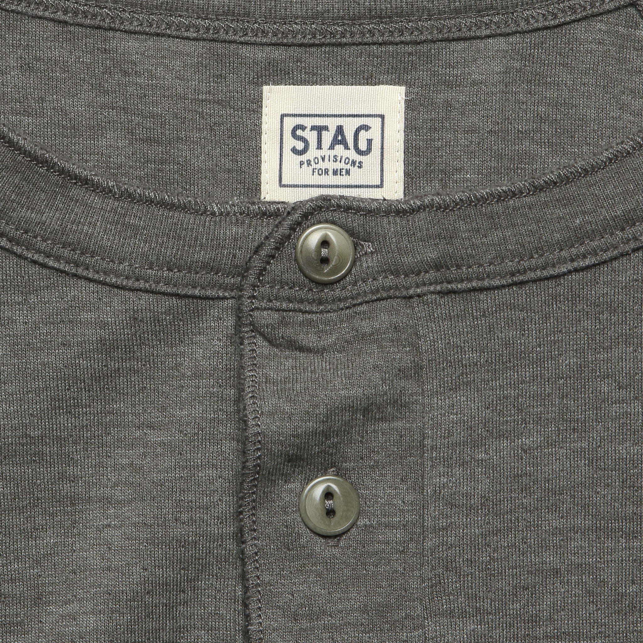
                          The Regulation Henley - Olive Heather
                        