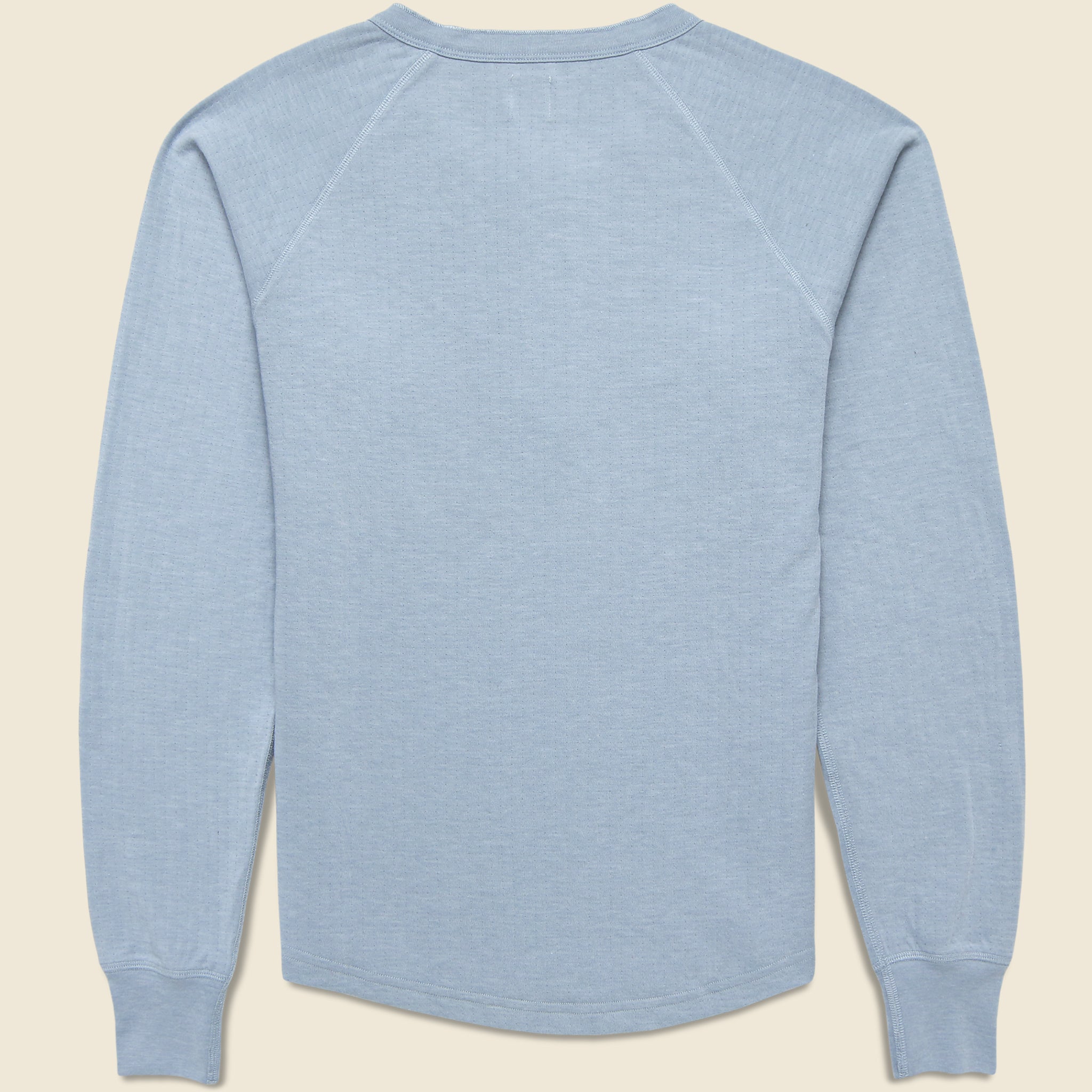 
                          The Regulation Henley - Light Blue Heather
                        