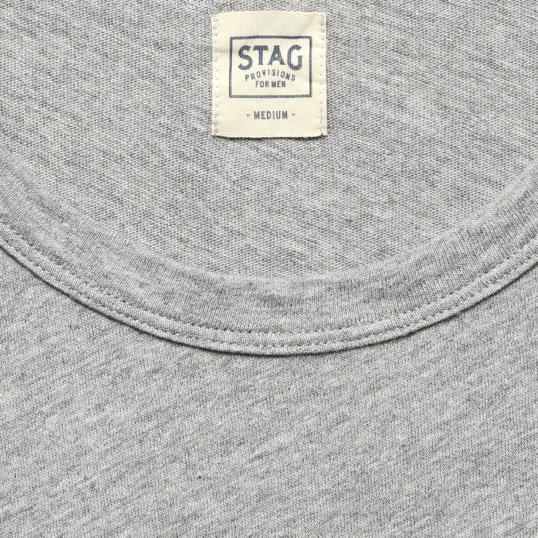 
                          The Essential Pocket Tee - Heather Grey - STAG - STAG Provisions - Tops - S/S Tee
                        