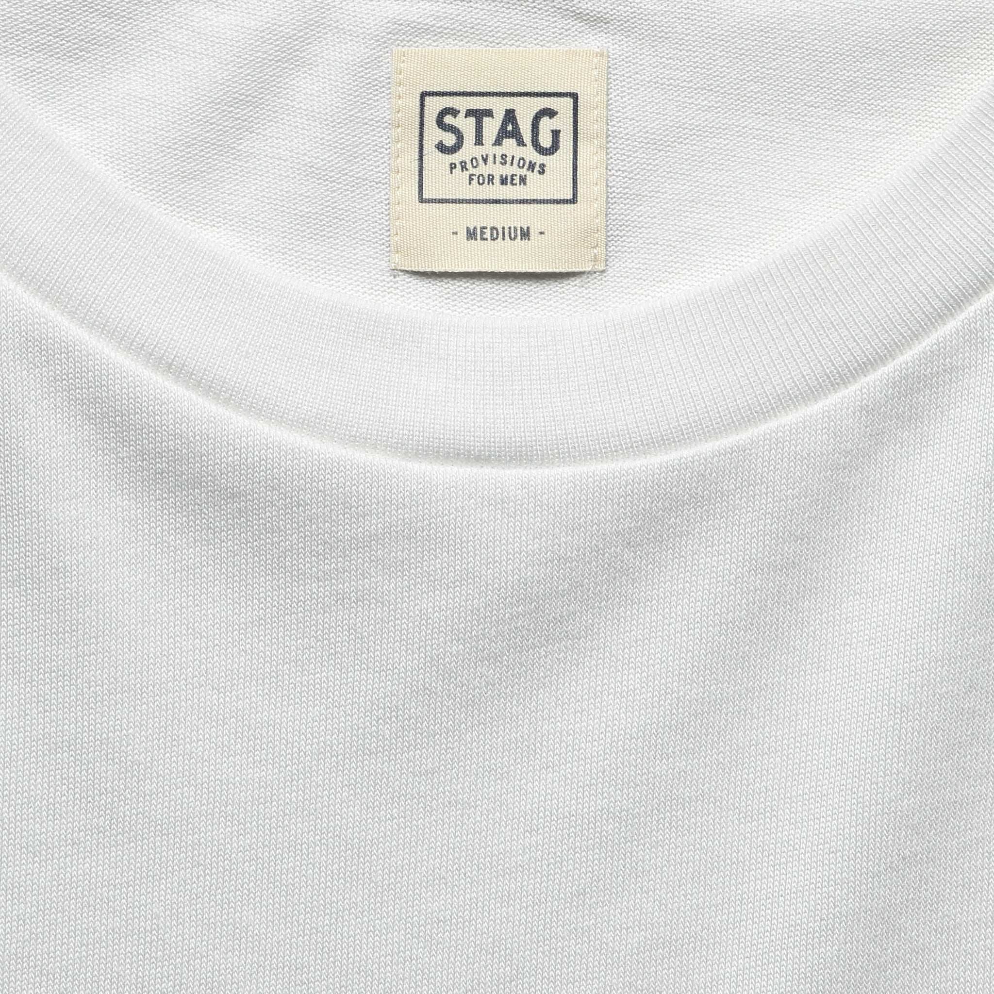 
                          The Old School Tee - Vintage White - STAG - STAG Provisions - Tops - S/S Tee
                        