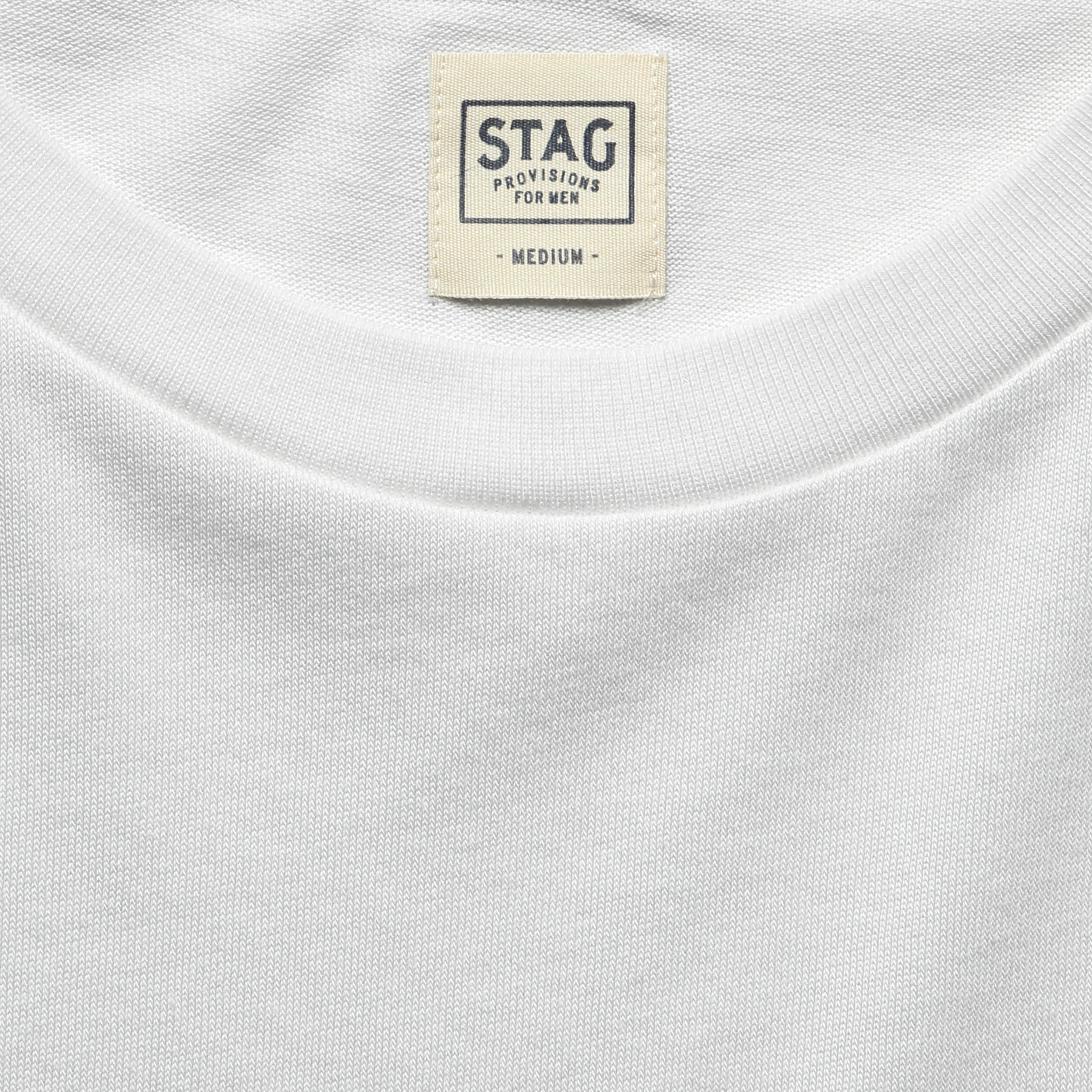The Old School Tee - Vintage White - STAG - STAG Provisions - Tops - S/S Tee
