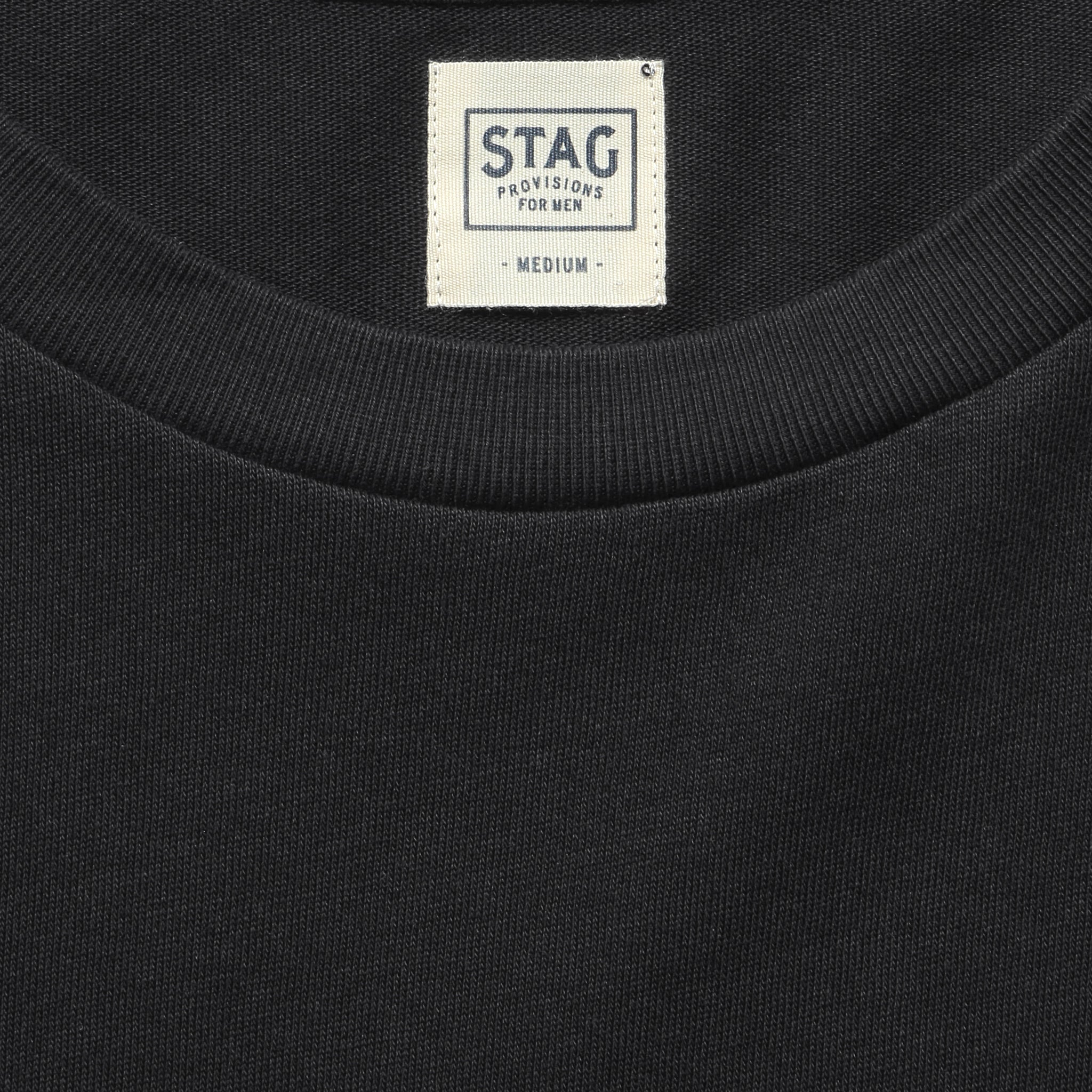 
                          The Old School Tee - Black - STAG - STAG Provisions - Tops - S/S Tee
                        