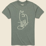 Coyote Tee - Green - STAG - STAG Provisions - Tops - S/S Tee