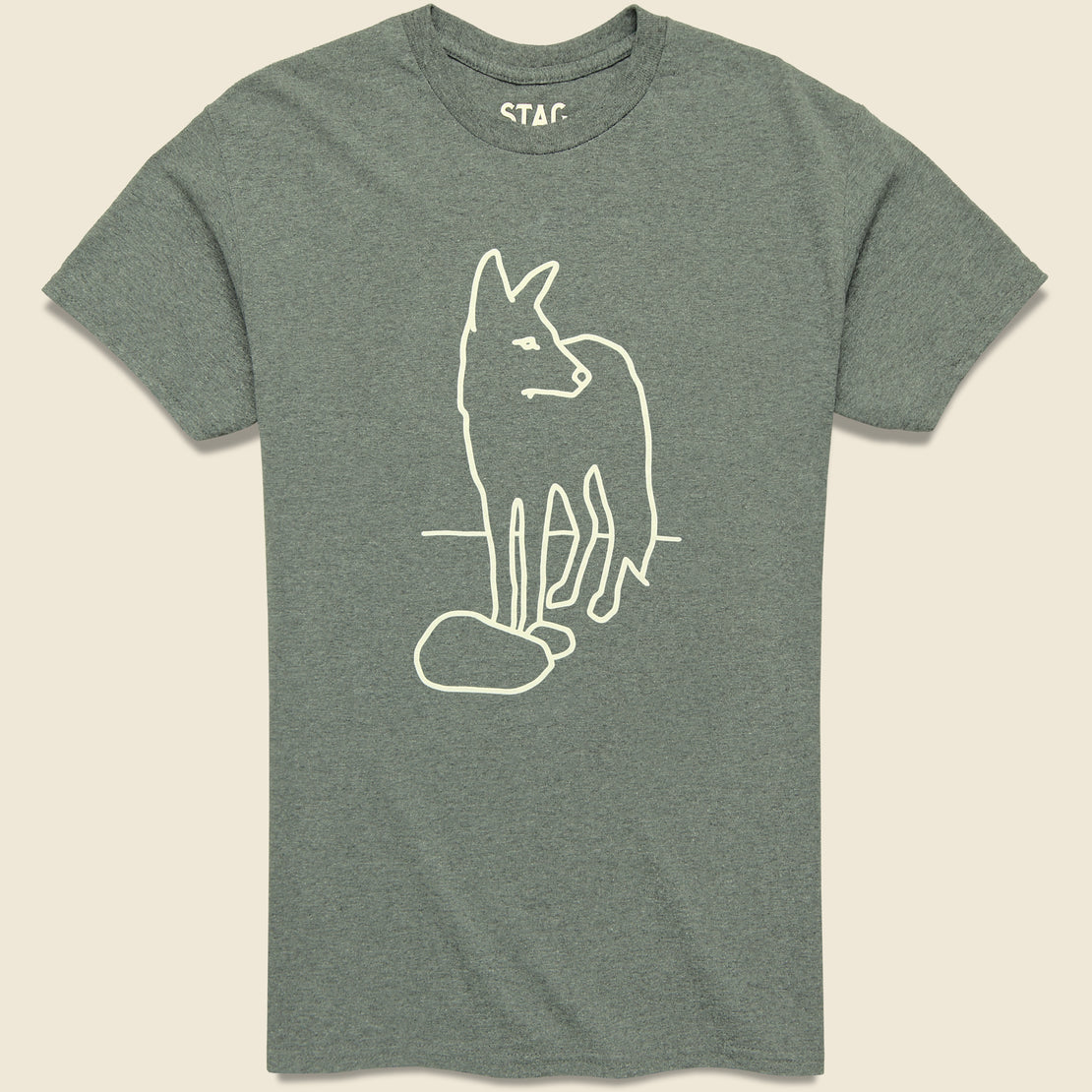 STAG Coyote Tee - Green