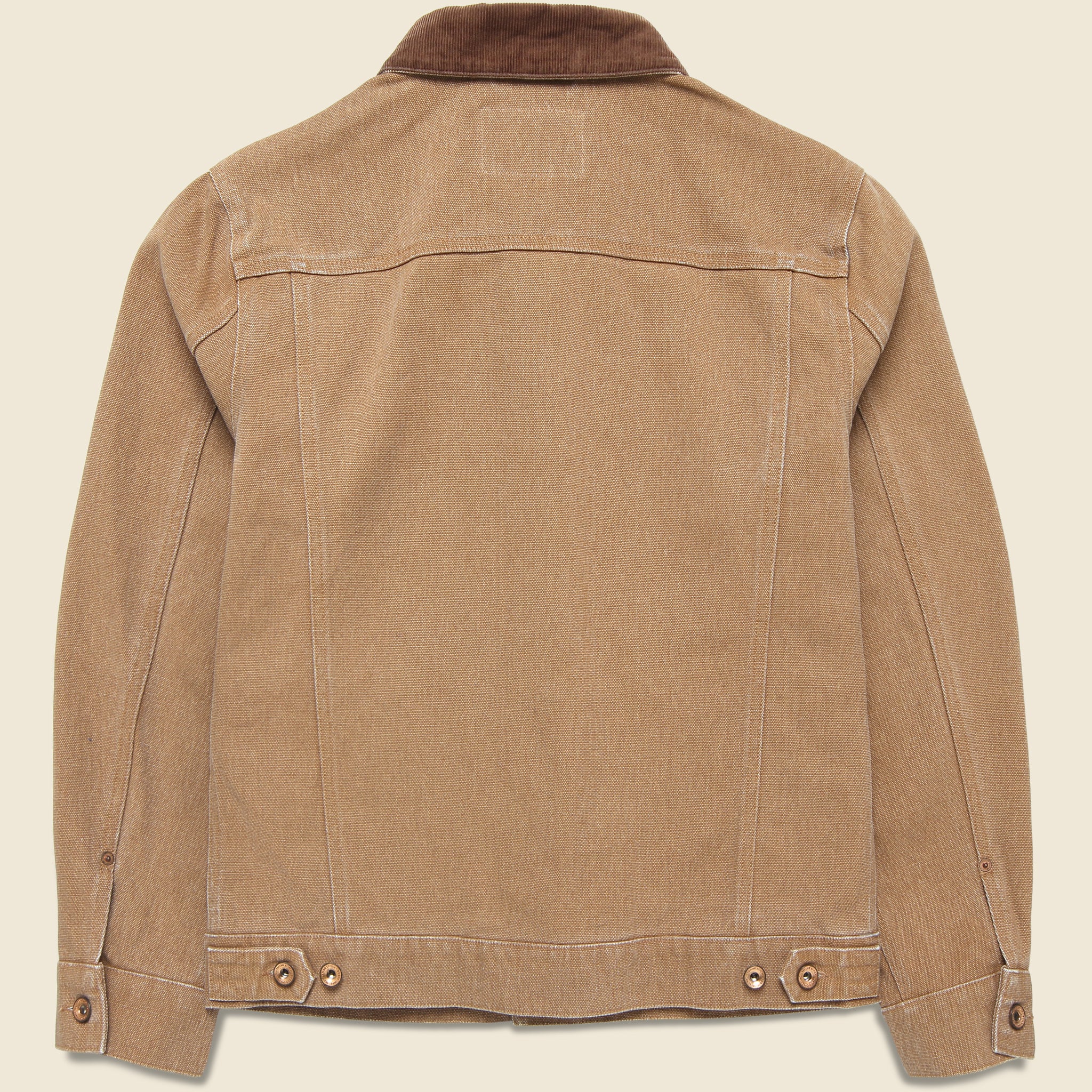 
                          Ryder Jacket - Tobacco Chipped Canvas - Taylor Stitch - STAG Provisions - Outerwear - Coat / Jacket
                        