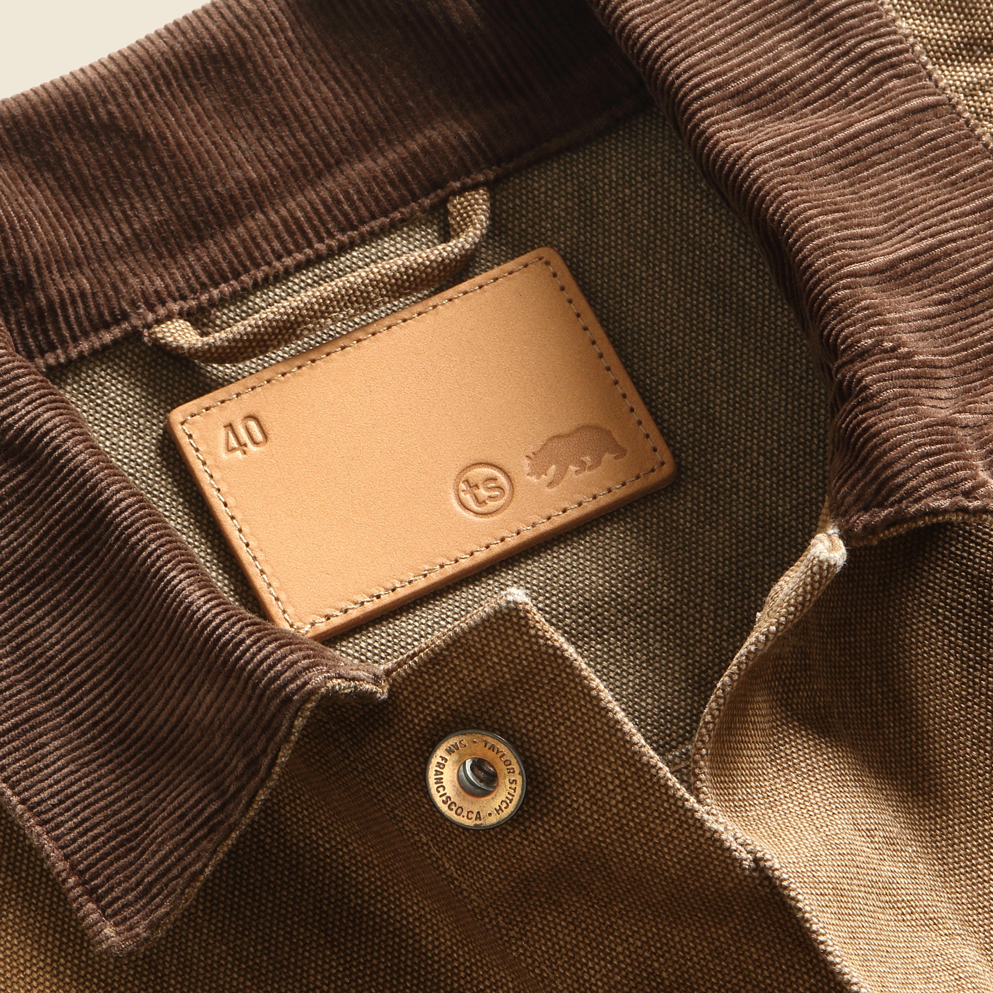 
                          Ryder Jacket - Tobacco Chipped Canvas
                        