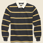 Rugby Shirt - Faded Black Stripe - Taylor Stitch - STAG Provisions - Tops - L/S Knit