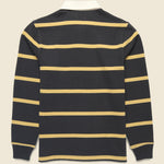 Rugby Shirt - Faded Black Stripe - Taylor Stitch - STAG Provisions - Tops - L/S Knit