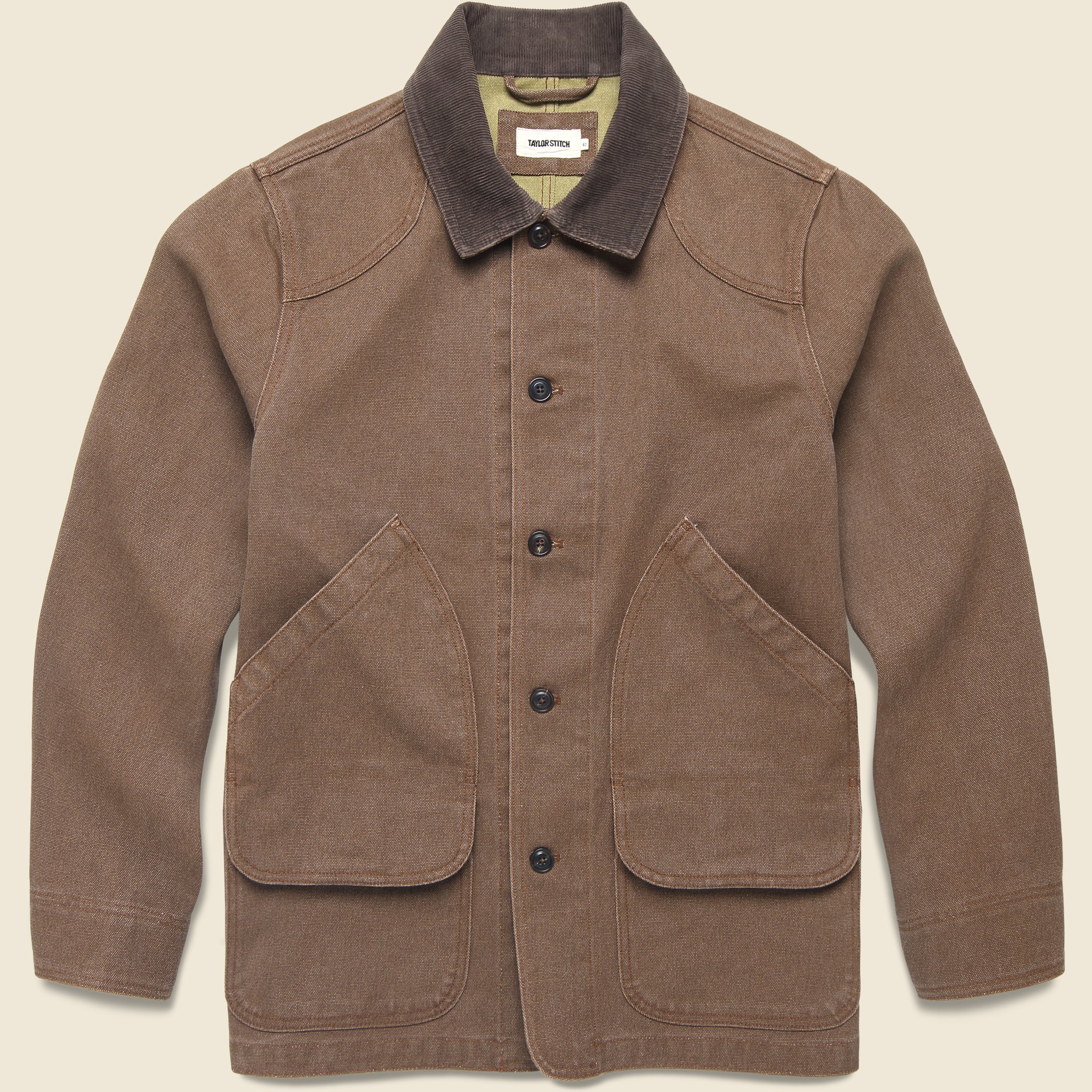 Upland Chipped Canvas Jacket - Aged Penny